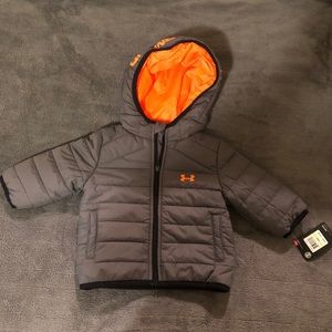 Brand new Under Armour coat w/ tags! Size 3-6 mos